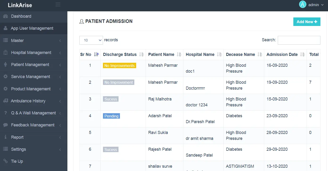 Hospital Management Software With Staff And Hospital Patient Management