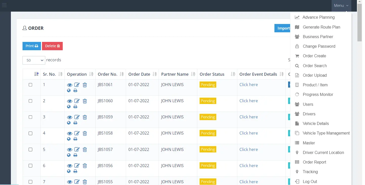 Courier Delivery Tracking Software  In Vadodara Gujarat India