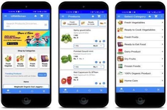 milk delivery app
