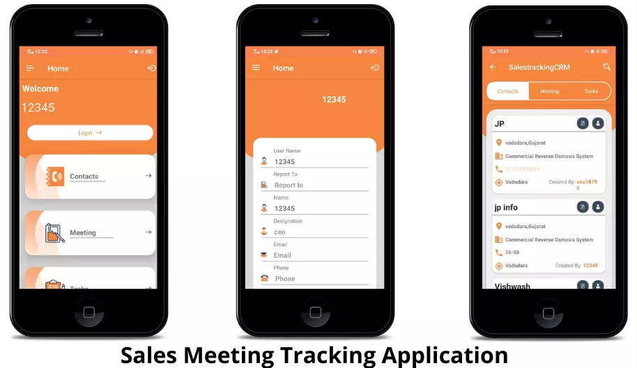 Sales Meeting Tracking Software With Application In Vadodara Gujarat India